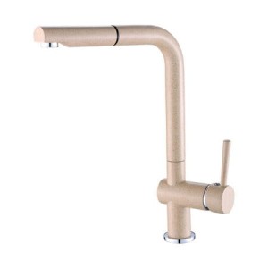 Laveo Luna - Bateria Zlewozmywakowa Stojąca Z Wyciąganą Wylewką L