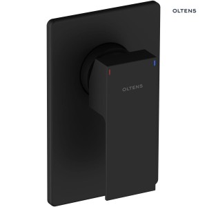 Oltens Gota Bateria Prysznicowa Podtynkowa Kompletna Czarny Mat 33101300