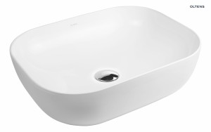 Oltens Josen Umywalka 50X39,5 Cm Nablatowa Z Powłoką Smartclean Biała 40805000