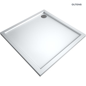 Oltens Superior Brodzik Kwadratowy 90X90 Cm Akrylowy Biały 17001000