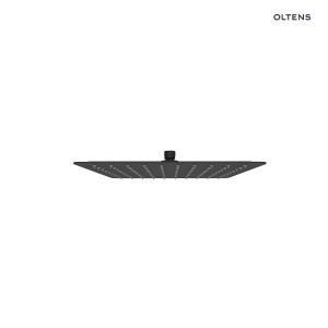 Oltens Vindel (S) Deszczownica 30X30 Cm Kwadratowa Czarny Mat 37001300