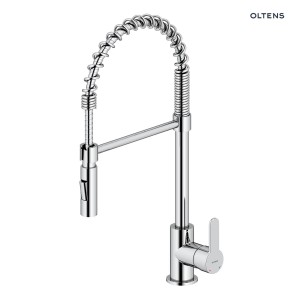 Oltens Duf Bateria Kuchenna Stojąca Z Wyciąganą Wylewką Chrom 35203100