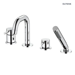 Oltens Molle Bateria Wannowo-Prysznicowa Kompletna 4-Otworowa Chrom 34200100