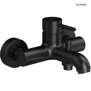 Oltens Molle Bateria Wannowo-Prysznicowa Ścienna Czarny Mat 34000300