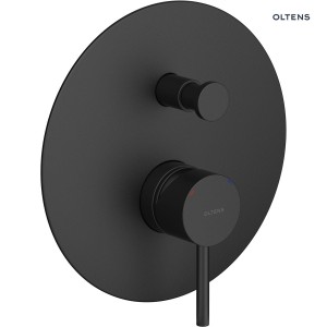 Oltens Molle Bateria Wannowo-Prysznicowa Podtynkowa Kompletna Czarny Mat 34100300