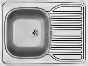 Deante Tango Zlewozmywak Stalowy 1-Komorowy Z Ociekaczem - Nakładany