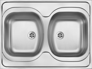 Deante Tango Zlewozmywak Stalowy 2-Komorowy - Nakładany