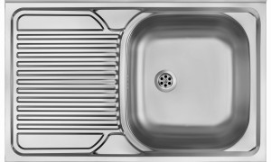 Deante Tango Zlewozmywak Stalowy 1-Komorowy Z Ociekaczem Po Lewej Stronie - Nakładany