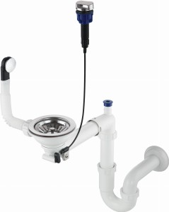 Deante Space-Saver Syfon Do Zlewozmywaka Granitowego 1-Komorowego - Space-Saver