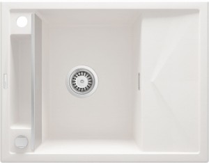 Deante Magnetic Zlewozmywak Granitowy Magnetyczny 1-Komorowy Z Ociekaczem