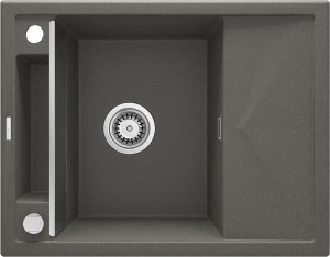 Deante Magnetic Zlewozmywak Granitowy Magnetyczny 1-Komorowy Z Ociekaczem