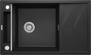 Deante Magnetic Zlewozmywak Granitowy Magnetyczny 1-Komorowy Z Ociekaczem