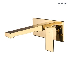 Oltens Gota Bateria Umywalkowa Podtynkowa Złoty Połysk 32601800