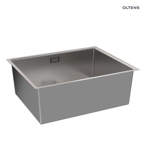 Oltens Stalvask zlewozmywak stalowy 1-komorowy 54x44 cm stal polerowana 71101100