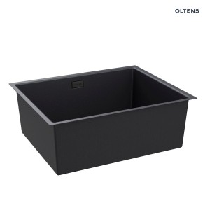 Oltens Stalvask zlewozmywak stalowy 1-komorowy 54x44 cm czarny 71101300