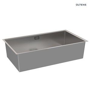 Oltens Stalvask zlewozmywak stalowy 1-komorowy 76x44 cm stal polerowana 71102100