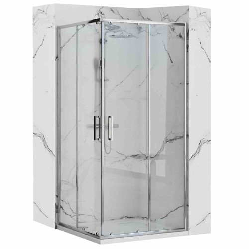 KABINA PUNTO CHROM 90x90