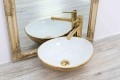 UMYWALKA SOFIA GOLD/WHITE - NABLATOWA