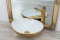 UMYWALKA SOFIA GOLD/WHITE - NABLATOWA