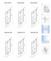 MODUŁ KABINY FOLD N2 CHROM 90