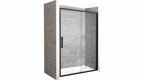 DRZWI PRYSZNICOWE RAPID SLIDE BLACK 160