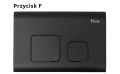 PRZYCISK DO STELAŻA PODTYNKOWEGO F BLACK