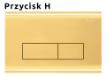 PRZYCISK DO STELAŻA PODTYNKOWEGO H CHROME