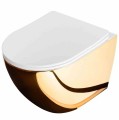 WC - CARLO MINI RIMLESS DUROPLA/FLAT/ZM GOLD/WHITE