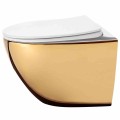 WC - CARLO MINI RIMLESS DUROPLA/FLAT/ZM GOLD/WHITE