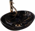 UMYWALKA SOFIA BLACK MARBLE SHINY - NABLATOWA