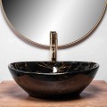 UMYWALKA SOFIA BLACK MARBLE SHINY - NABLATOWA