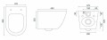 WC - CARLO MINI RIMLES DUR/FLAT/ZM WHITE GOLD EDGE