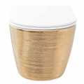 WC - CARLO MINI RIML DUR/FLAT/ZM GOLD BRUSH/WHITE