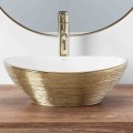 UMYWALKA SOFIA GOLD BRUSH/WHITE - NABLATOWA