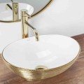 UMYWALKA SOFIA GOLD BRUSH/WHITE - NABLATOWA
