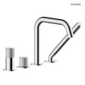 Oltens Hamnes bateria wannowo-prysznicowa 4-otworowa kompletna chrom 34202100