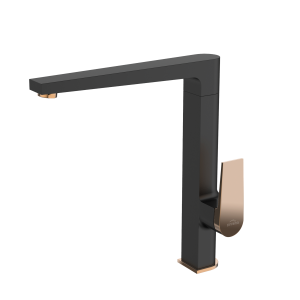 Bateria Zlewozmywakowa Midnight Invena Trend, Black/Gold Rose