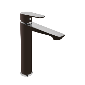 Bateria Umywalkowa Wysoka Dokos Czarny/Chrom