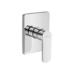 Bateria Podtynkowa 1-F Siros Chrom, Rozeta Kwadratowa Invena Trend