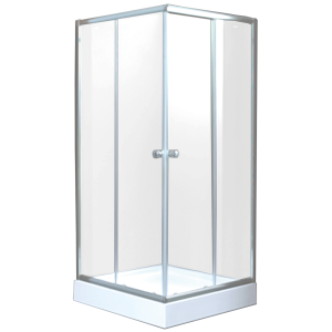 Kabina Natrysk. Kwadrat.Parla 90X90 Prof.Chrom Szklo Clear