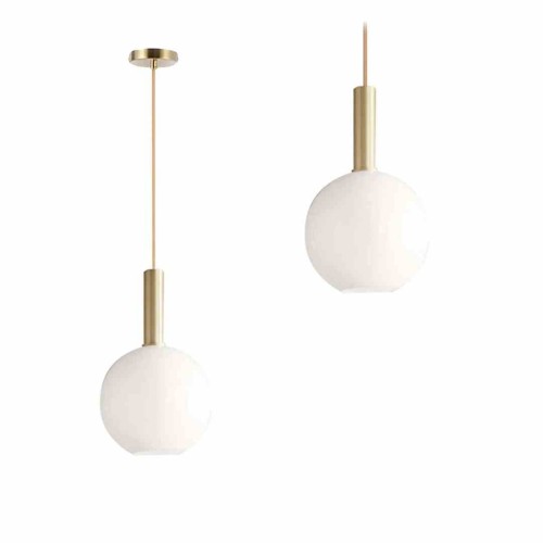 LAMPA APP666-1CP GOLD/WHITE