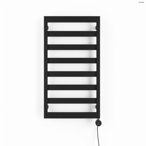 Oltens Benk (e) grzejnik łazienkowy elektryczny 91x50 cm czarny mat 55104300