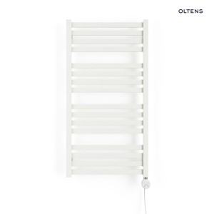 Oltens Vanlig (e) grzejnik łazienkowy elektryczny 96x50 cm biały 55107000