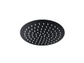 Deszczownica natryskowa Corsan CMDO25BL SLIM stalowa czarna okrągła 25 cm