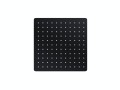 Deszczownica natryskowa Corsan CMD25BL SLIM stalowa czarna kwadratowa 25 cm