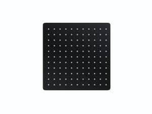 Deszczownica natryskowa Corsan CMD25BL SLIM stalowa czarna kwadratowa 25 cm