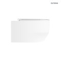 Oltens Holsted miska WC wisząca PureRim z powłoką SmartClean biała 42516000
