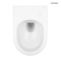 Oltens Holsted miska WC wisząca PureRim z powłoką SmartClean biała 42516000