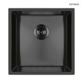 Oltens Stalvask zlewozmywak stalowy 1-komorowy 44x44 cm czarny 71100300