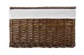 Skrzynia wiklinowa z wyściółką Koszoplotka wenge 58x43x35h